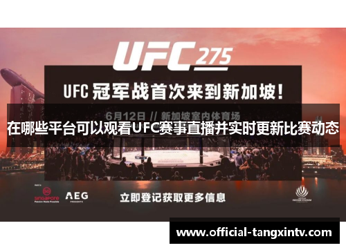 在哪些平台可以观看UFC赛事直播并实时更新比赛动态